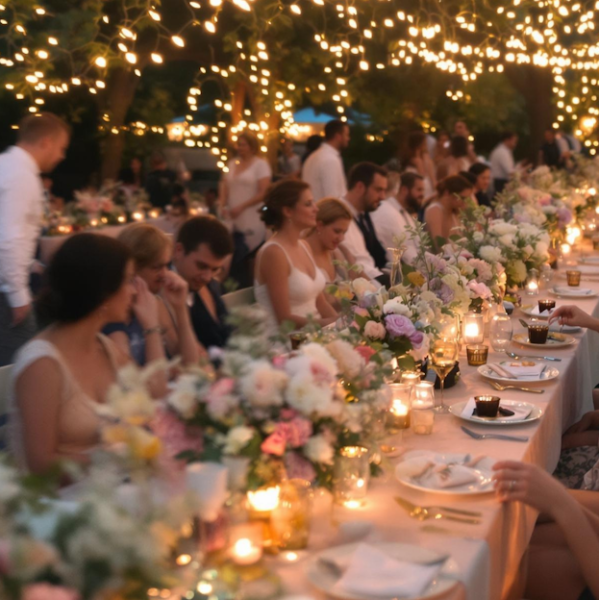 Outdoor Banquet Scene